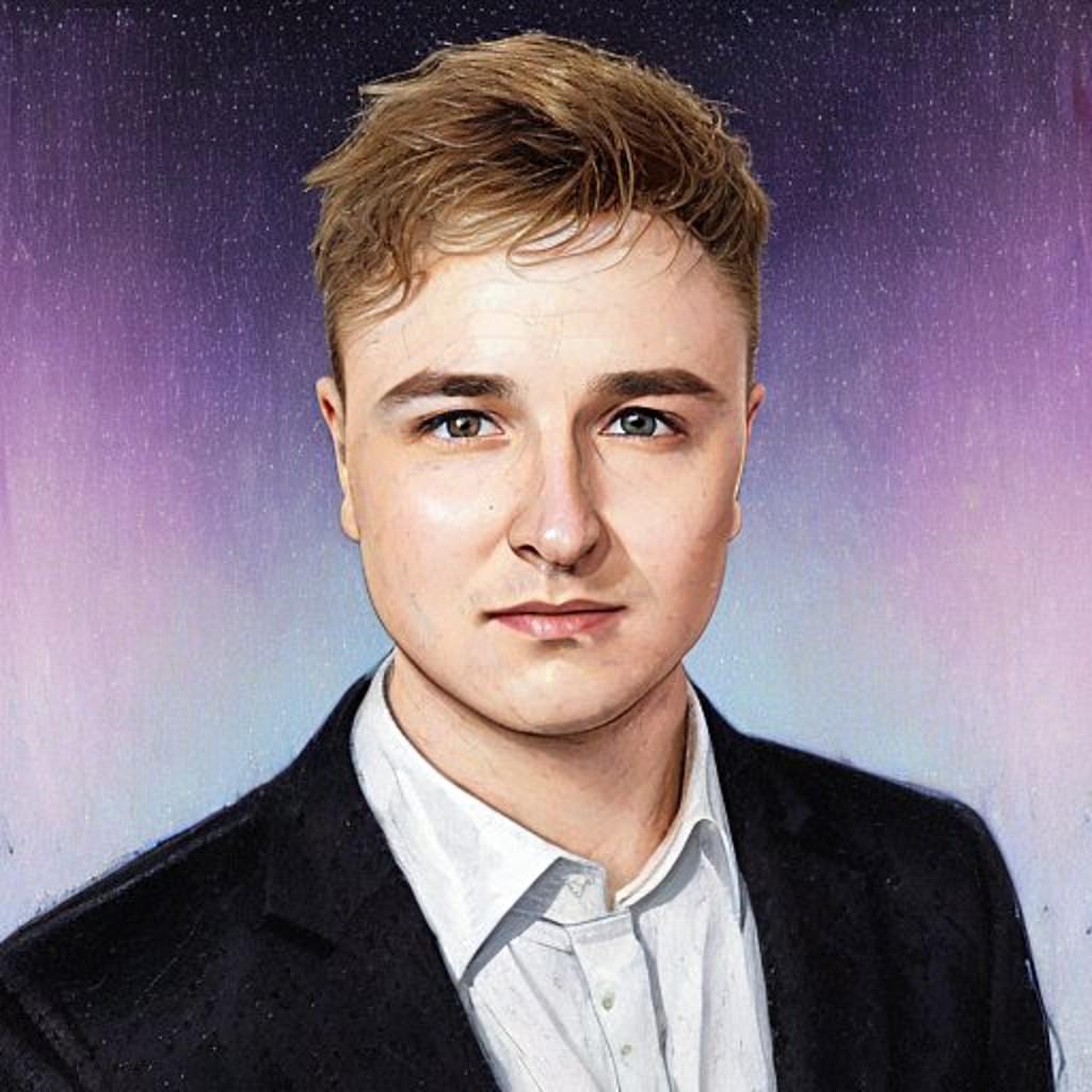 Rysunek twarzy twórcy strony